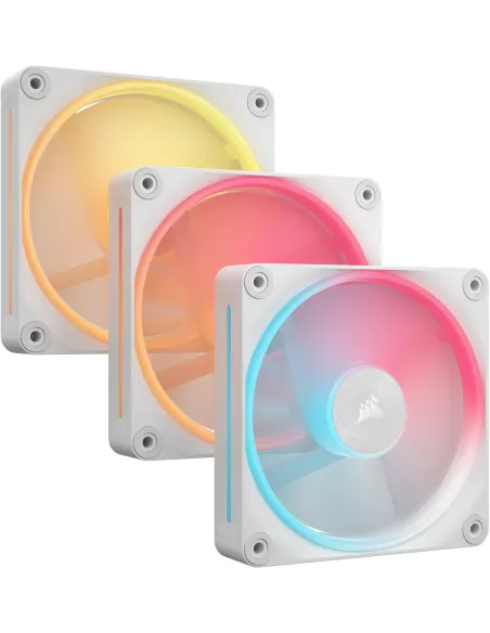 Corsair iCUE LINK LX120-R RGB Pack Triple Ventilador Suplementario PWM 120mm Blanco