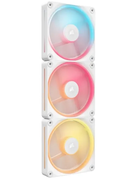 Corsair iCUE LINK LX120-R RGB Pack Triple Ventilador Suplementario PWM 120mm Blanco