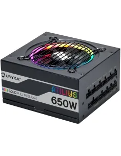 UNYKAch Atilius RGB 650W Eficiencia 90% Full Modular
