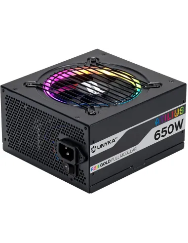 UNYKAch Atilius RGB 650W Eficiencia 90% Full Modular