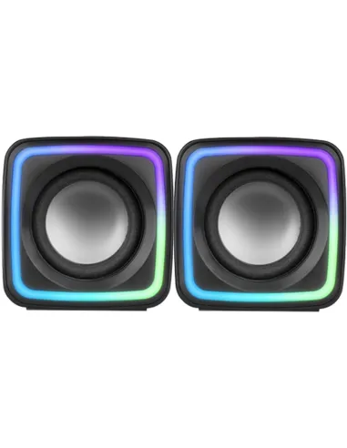 Mars Gaming MSCUBE Altavoces Gaming RGB DSP 8W Negros