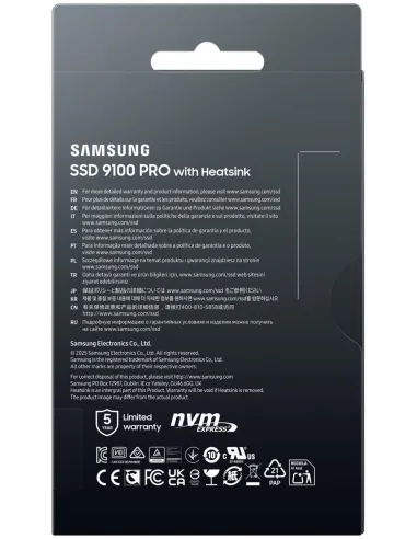 Samsung 9100 Pro MZ-VAP1T0CW NVMe SSD M.2 1TB PCIe 5.0