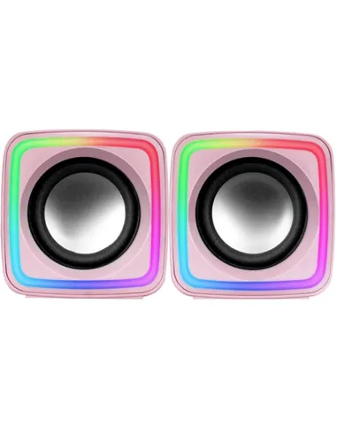 MARS GAMING Altavoces MSCUBE Premium 8W Pink