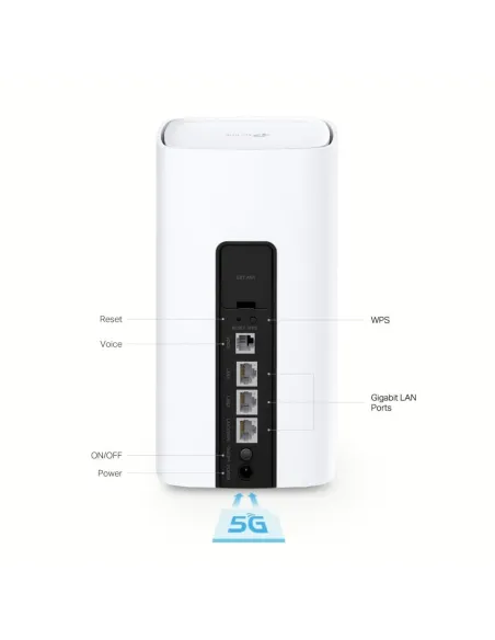 TP-Link NX510V Router VoIP 5G Wi-Fi 6 AX3000 Gigabit Ethernet