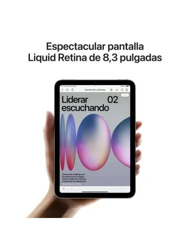 Apple iPad mini 2024 256GB WiFi Blanco Estrella