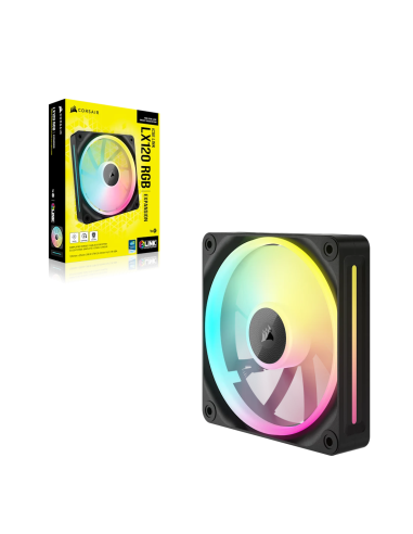 Corsair iCUE LINK LX120 RGB Ventilador 120mm Negro