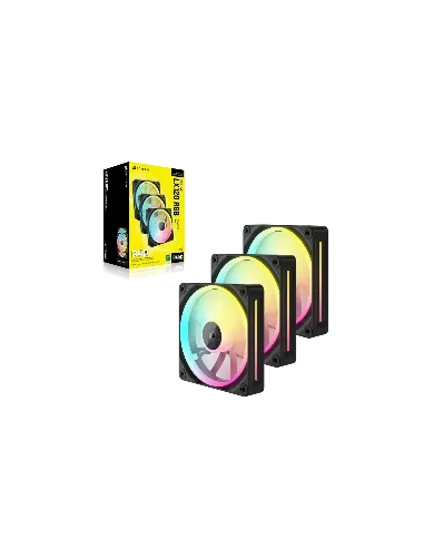 Corsair iCUE LINK LX120 RGB Triple Ventilador 120mm Negro
