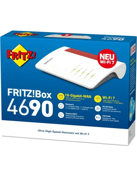AVM Fritz!Box 4690 Router Wi-Fi 7
