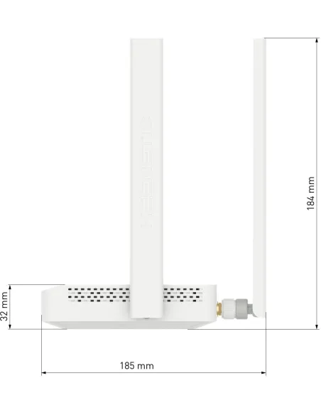 Keenetic Runner 4G KN-2211-01-EU Router 4G Wi-Fi N300 Mesh 4 Puertos WPA3 VPN
