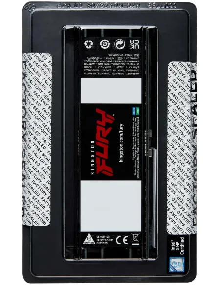 Kingston Fury Renegade Pro KF564R32RBE2K4-128 DDR5 ECC 6400MHz 128GB (4x32GB) AMD Expo Negra