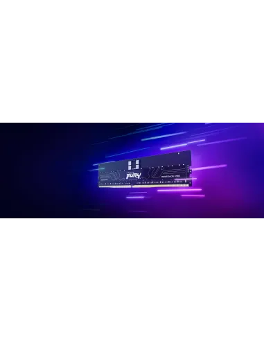 Kingston Fury Renegade Pro KF564R32RBE2K4-128 DDR5 ECC 6400MHz 128GB (4x32GB) AMD Expo Negra