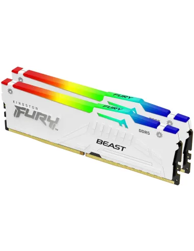 Kingston Fury Beast RGB KF560C30BWEAK2-64 DDR5 6000MHz 64GB ECC (2x32GB) CL30 AMD Expo Blanca