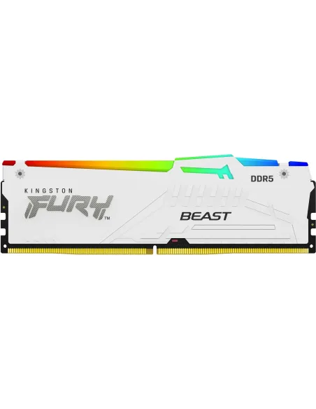 Kingston Fury Beast RGB KF560C30BWEAK2-64 DDR5 6000MHz 64GB ECC (2x32GB) CL30 AMD Expo Blanca