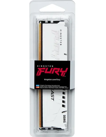 Kingston Fury Beast KF560C30BW-32 DDR5 6000MHz 32GB CL30 Blanca