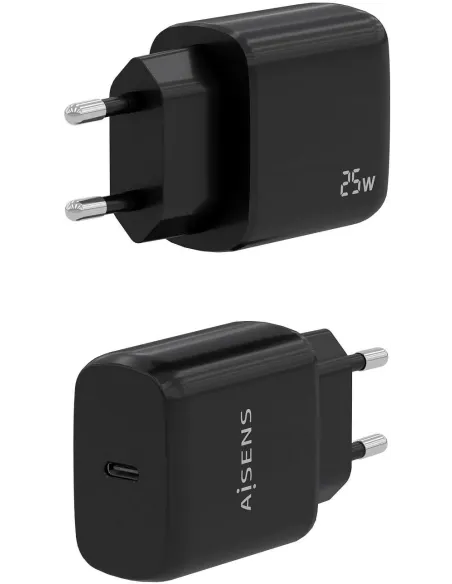 Aisens A110-0757 Cargador 25W Negro