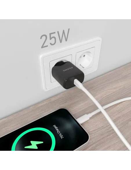 Aisens A110-0757 Cargador 25W Negro