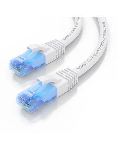 Aisens A135-0816 Cable de Red RJ45 Cat.6 UTP 30cm Blanco