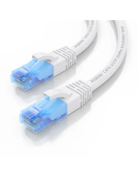 Aisens A135-0816 Cable de Red RJ45 Cat.6 UTP 30cm Blanco