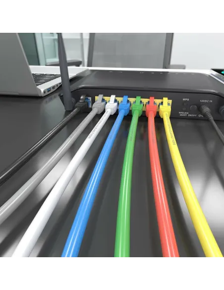 Aisens A135-0816 Cable de Red RJ45 Cat.6 UTP 30cm Blanco