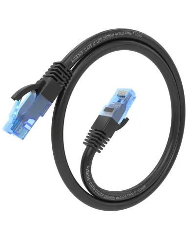 Aisens A135-0840 Cable de Red Rj-45 Cat.6 UTP 30cm Negro