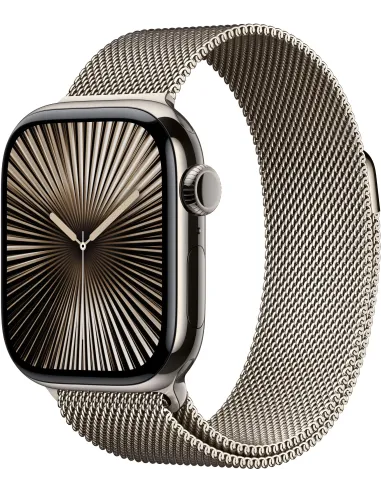 Apple Watch Series 10 MWXF3QL/A GPS 42mm Caja Titanio con Correa Milanese Loop Acero Inoxidable M/L