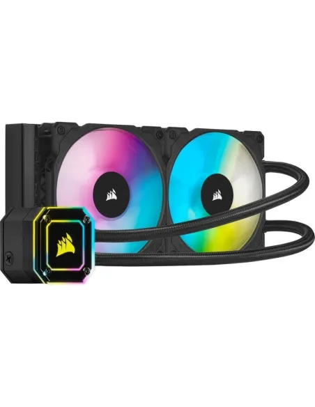 Corsair iCUE H100i ELITE CAPELLIX Kit de Refrigeración Líquida 240mm Negro