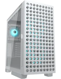 Cougar Airface ECO RGB Midi Tower Cristal Templado USB 3.2 Blanca-ICACSM0815