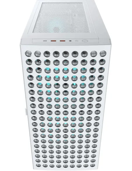 Cougar Airface ECO RGB Midi Tower Cristal Templado USB 3.2 Blanca