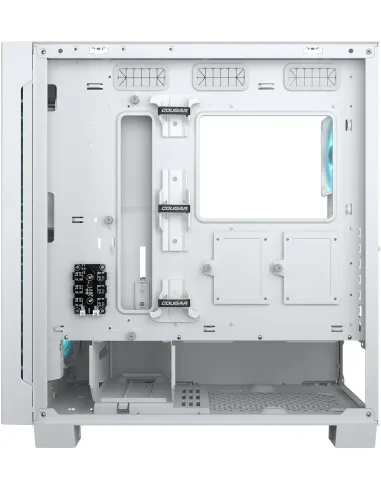 Cougar Airface ECO RGB Midi Tower Cristal Templado USB 3.2 Blanca