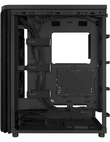 Asus ProArt PA401 Wood TG PWM ATX Cristal Templado USB-C Negra