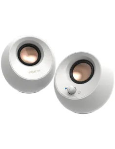Creative Pebble V3 51MF1700AA002 Altavoces Inalámbricos Bluetooth 5.0 Blancos-MULT61075