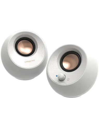 Creative Pebble V3 51MF1700AA002 Altavoces Inalámbricos Bluetooth 5.0 Blancos