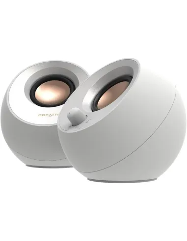 Creative Pebble V3 51MF1700AA002 Altavoces Inalámbricos Bluetooth 5.0 Blancos