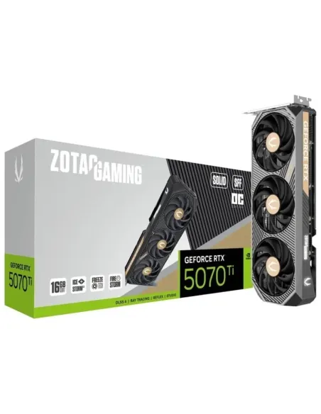 Zotac Gaming GeForce RTX 5070 Ti SOLID SFF OC 16GB GDDR7 Reflex 2 RTX AI DLSS4