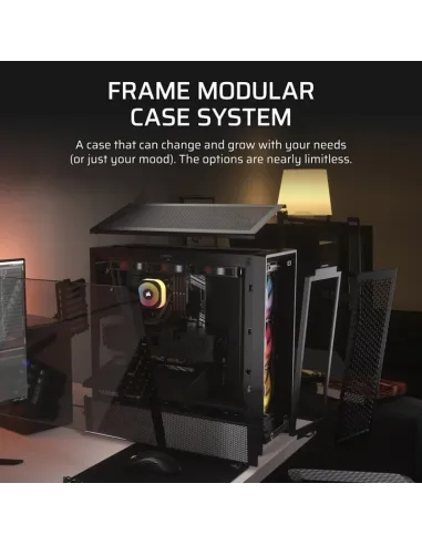 Corsair Frame 4000D RS ARGB Cristal Templado USB 3.2 Negra