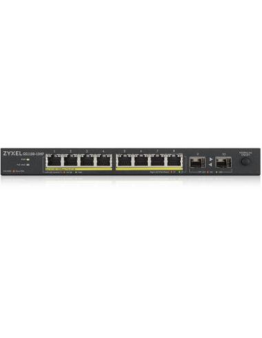Zyxel GS1100-10HP v2 Switch PoE 8 Puertos Ethernet + 2 Puertos SFP