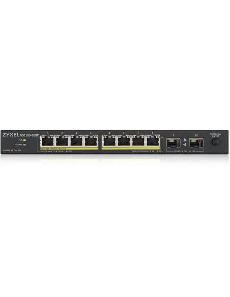 Zyxel GS1100-10HP v2 Switch PoE 8 Puertos Ethernet + 2 Puertos SFP