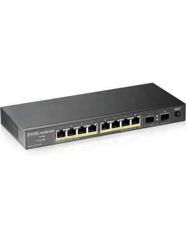 Zyxel GS1100-10HP v2 Switch PoE 8 Puertos Ethernet + 2 Puertos SFP
