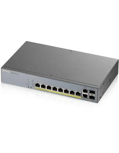 Zyxel GS1350-12HP Switch PoE Gestionado L2 10 Puertos Gigabit Ethernet + 2 SFP