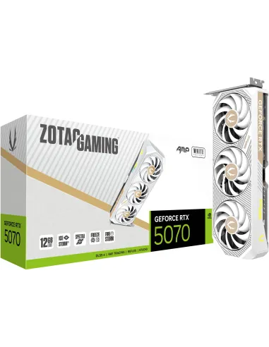 Zotac Gaming GeForce RTX 5070 AMP White Edition 12GB GDDR7 Reflex 2 RTX AI DLSS4