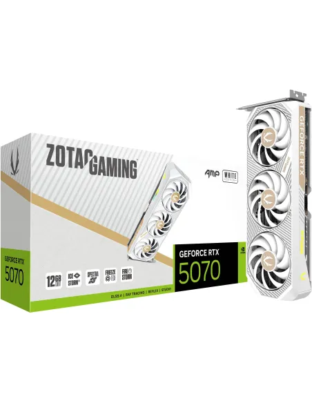 Zotac Gaming GeForce RTX 5070 AMP White Edition 12GB GDDR7 Reflex 2 RTX AI DLSS4