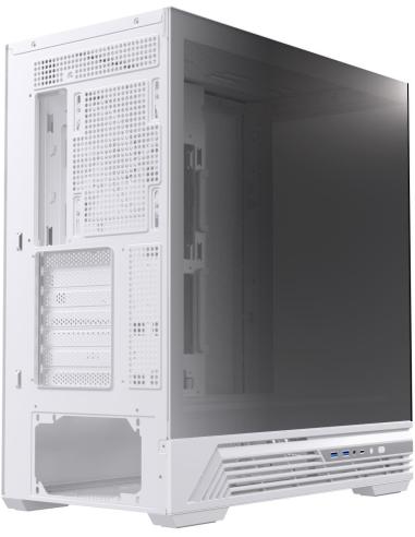 Einarex Prisma S800 Core White Midi Tower Cristal Templado USB 3.2 Blanco