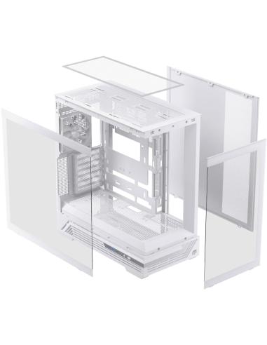Einarex Prisma S800 Core White Midi Tower Cristal Templado USB 3.2 Blanco
