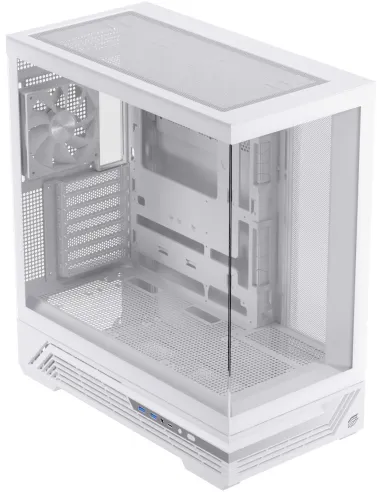 Einarex Prisma S800 Core White Midi Tower Cristal Templado USB 3.2 Blanco