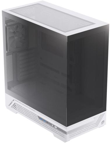 Einarex Prisma S800 Core White Midi Tower Cristal Templado USB 3.2 Blanco
