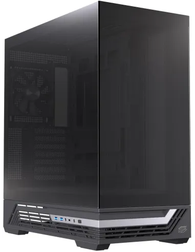 Einarex Prisma S800 Core Black Midi Tower Cristal Templado USB 3.2 Negro