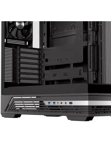 Einarex Prisma S800 Core Black Midi Tower Cristal Templado USB 3.2 Negro