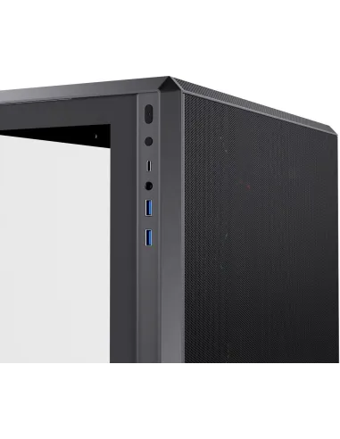 Einarex Cenit ZM800 Core RGB Black Midi Tower Cristal Templado USB 3.2 Negro