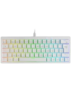 Mars Gaming MKMINIPROWYES Teclado Mecánico RGB 60% Switch Silencioso Blanco