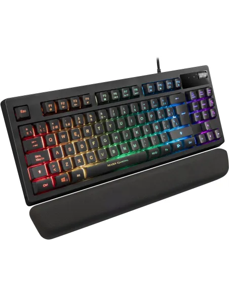 Mars Gaming MKAXES Teclado TKL H-Mech RGB Reposamuñecas Negro